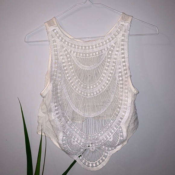 High Low Crop Top - Picture 1 of 5